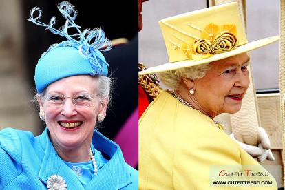 Queen-Elizebath-and-Queen-Marrgrethe-Royal-Wedding-Hat